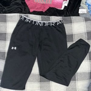 black under armour sweatpants